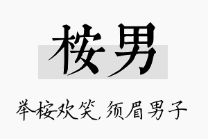 桉男名字的寓意及含义