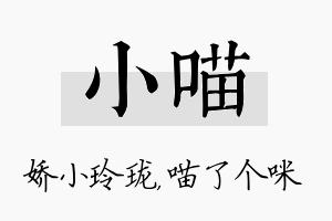 小喵名字的寓意及含义