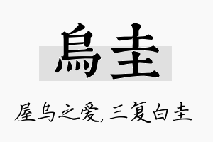 乌圭名字的寓意及含义