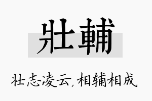 壮辅名字的寓意及含义