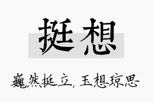 挺想名字的寓意及含义