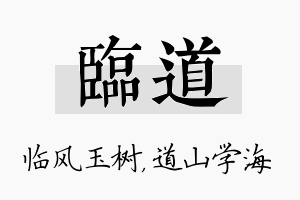 临道名字的寓意及含义