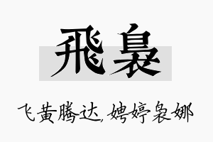 飞袅名字的寓意及含义