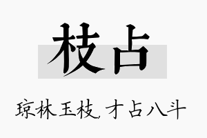 枝占名字的寓意及含义