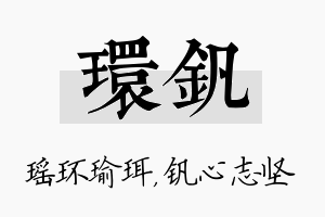 环钒名字的寓意及含义