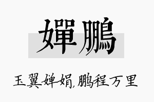 婵鹏名字的寓意及含义