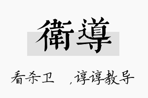 卫导名字的寓意及含义