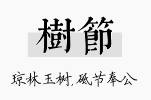 树节名字的寓意及含义