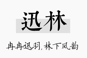 迅林名字的寓意及含义