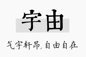 宇由名字的寓意及含义