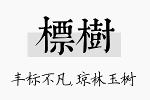 标树名字的寓意及含义