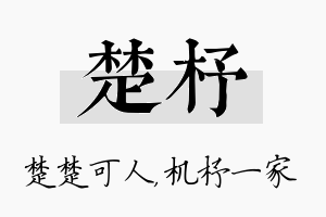 楚杼名字的寓意及含义