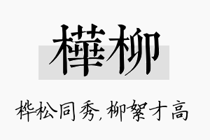 桦柳名字的寓意及含义