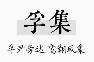 孚集名字的寓意及含义