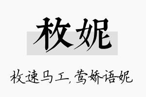 枚妮名字的寓意及含义