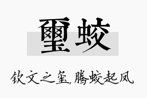 玺蛟名字的寓意及含义