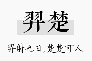 羿楚名字的寓意及含义