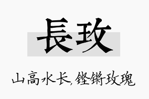 长玫名字的寓意及含义