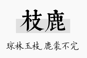 枝鹿名字的寓意及含义