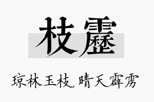 枝雳名字的寓意及含义