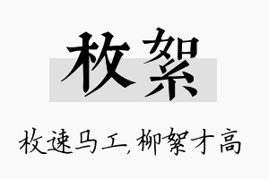 枚絮名字的寓意及含义