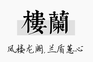 楼兰名字的寓意及含义