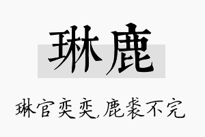 琳鹿名字的寓意及含义