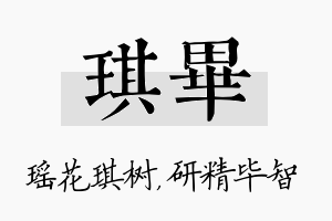 琪毕名字的寓意及含义