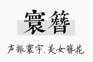 寰簪名字的寓意及含义