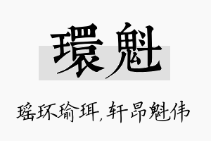 环魁名字的寓意及含义