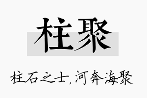 柱聚名字的寓意及含义