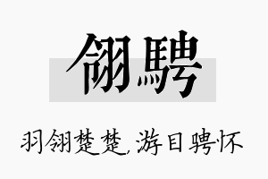 翎骋名字的寓意及含义