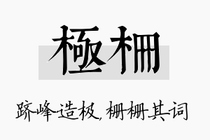 极栅名字的寓意及含义