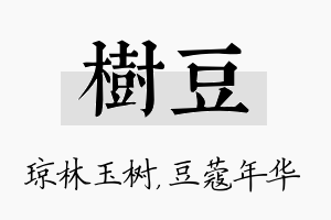 树豆名字的寓意及含义