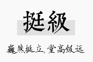 挺级名字的寓意及含义