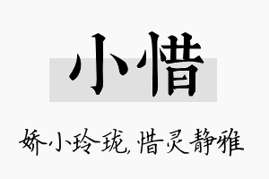 小惜名字的寓意及含义