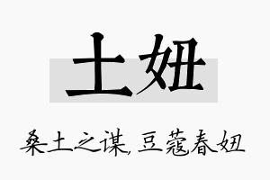 土妞名字的寓意及含义