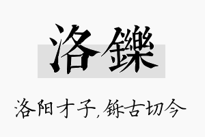 洛铄名字的寓意及含义