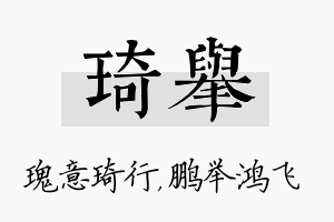 琦举名字的寓意及含义