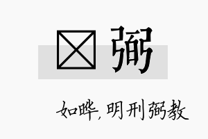 珺弼名字的寓意及含义