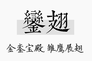 銮翅名字的寓意及含义