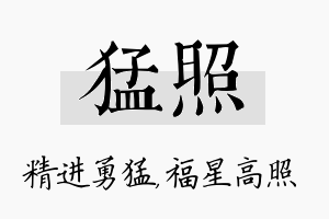 猛照名字的寓意及含义