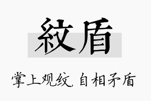 纹盾名字的寓意及含义