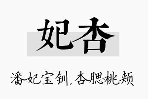 妃杏名字的寓意及含义