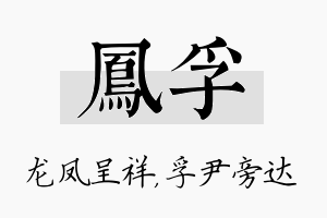 凤孚名字的寓意及含义