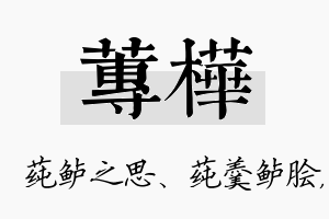 莼桦名字的寓意及含义