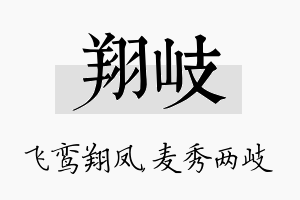 翔岐名字的寓意及含义