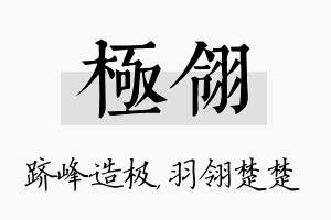 极翎名字的寓意及含义