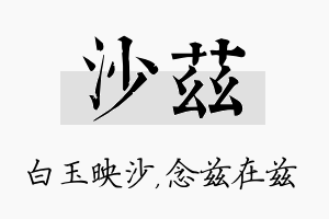 沙兹名字的寓意及含义