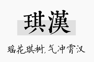 琪汉名字的寓意及含义